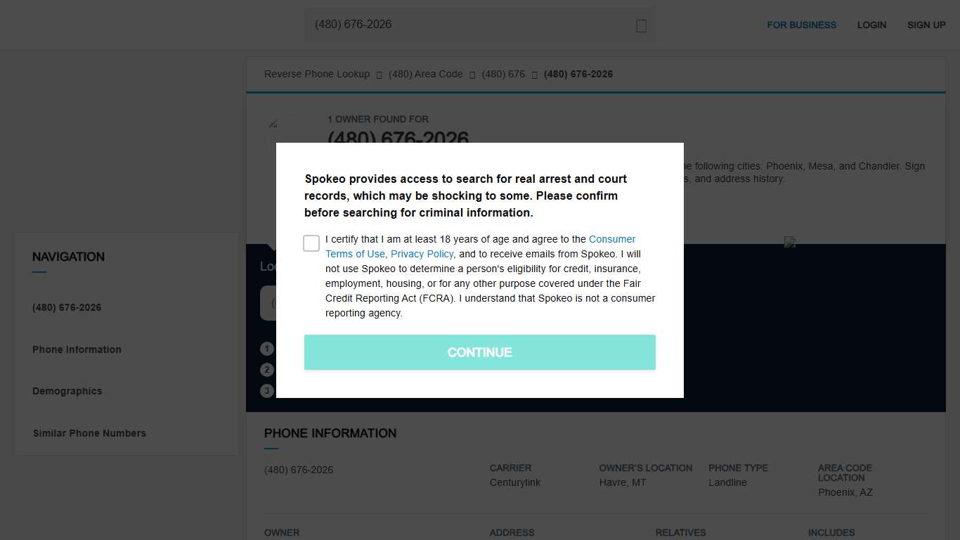 Who Owns (480) 676-2026? Reverse Phone Lookup - Spokeo
